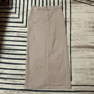 Anthropologie slim trouser maxi skirt